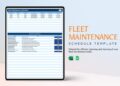 Editable Maintenance Schedule Templates in Excel to Download